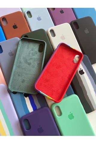 Apple Uyumlu iPhone Xr Logolu Lansman Silikon Kilif 542061683