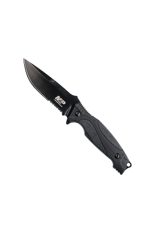 Smith Wesson M&p M2.0 Shield Clip Point Black Oxide Fixed Blade Taktik Kamp Bıçak Siyah