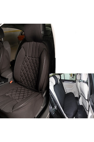 Toyota Corolla Yeni Lüx Oto Koltuk Minderi Ön Arka 5'li Set Elegance Serisi Siyah