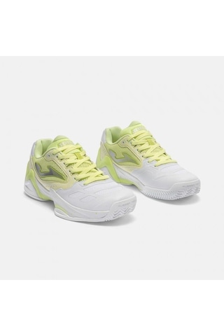 Joma Tsels2611ac Set Lady Sert Kort Kadın Tenis Ayakkabısı Beyaz/lime Sarı