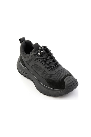 Bambi Siyah Hakiki Deri Erkek Sneaker E01175561103