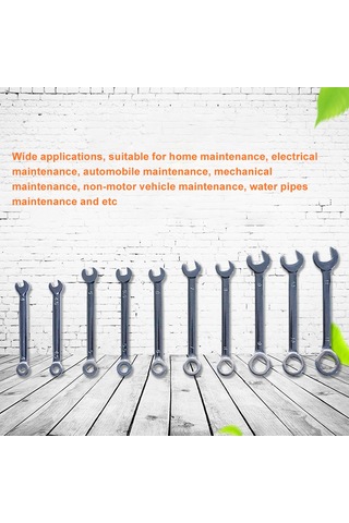 10 Parça Mini Anahtar Seti Patlamaya Dayanıklı Cep Anahtarı El Aleti Britanya Metrik Tip Seçenekli