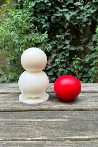 Rufus Concept Küre 8cm Çap Silikon Mum Kalıbı