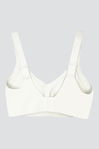 Cottonhill Seamless Bra - Curve Krem Lazer Kesim Dikişsiz Toparlayıcı Büyük Beden Kadın Sütyen