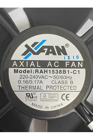 Axıal Ac Fan 220v-240v 17a Rah1538b1-c1