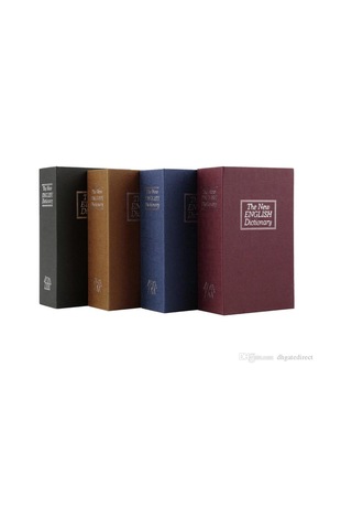 Kitap Görünümlü Kilitli Metal Kasa 18X11 Cm N11.1281