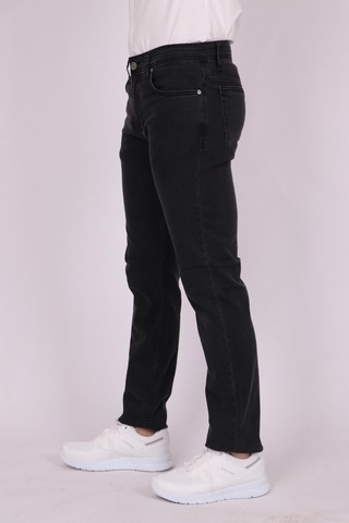 Erkek Füme Slim Fit Dar Kesim Pamuk Denim Jean Kot Pantolon