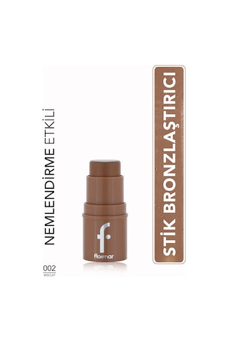 Flormar To Go Doğal Bitişli & Nemlendirme Etkili Kremsi Stick Bronzer 002 Biscuit