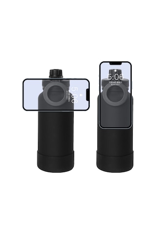 Telefon Manyetik Tutuculu 650ml Spor Şişesi Paslanmaz Çelik Termos Bardak