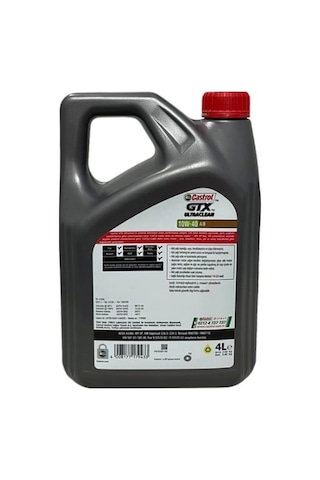 Castrol Gtx Ultraclean 10W-40 A/B Motor Yağı 4 L