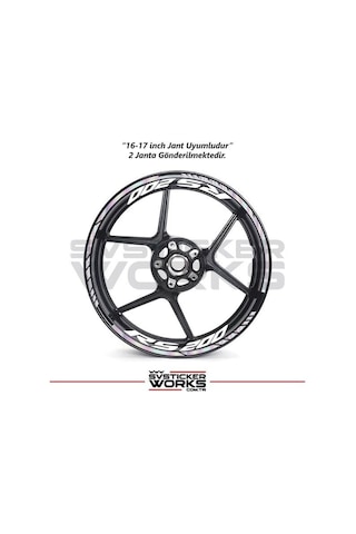 Bajaj Rs200 Jant Sticker Dış Ve İç Set Sticker Jant Şeridi Hologram 85834741