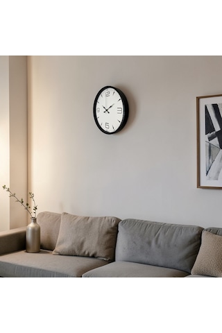 Black Classic 36 Cm Duvar Saati Çok Renkli