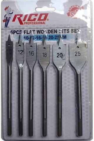Rico Rc1300 6 Parça Yaprak Matkap Ucu  Takımı
