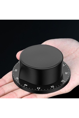 B Baosity Diğer Zamanlama Projeleri Için Paslanmaz Çelik Mekanik Zamanlayıcı Fitness Siyah 9267 Hbcv00001q5ly2