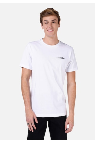 Colins Regular Fit Yuvarlak Yaka Düz Erkek Beyaz Kısa Kol Tişört Cl1068119 Q1.v2 Wht Beyaz