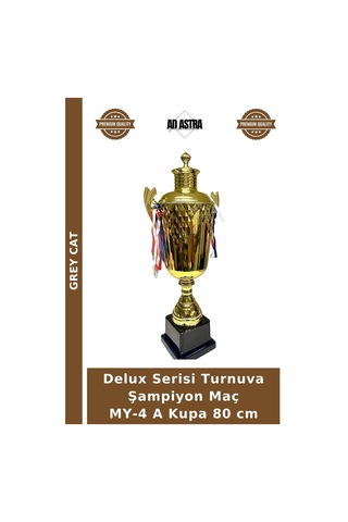 Grey Cat Delux Serisi Turnuva Şampiyon Maç My-4 A Kupa 80 Cm