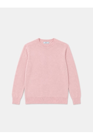 Xint Pembe Regular Fit Bisiklet Yaka Yünlü Kazak 801822 Xint Pembe Regular Fit Bisiklet Yaka Yünlü Kazak 801822