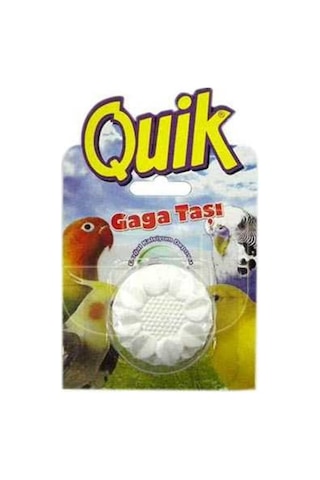 Quik Kuşlar için Ekstra Kalsiyumlu Gaga Taşı