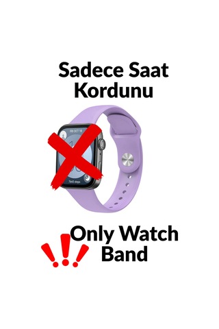 Huawei Watch Fit 3 Uyumlu Krd-11 22mm Silikon Kordon Lila