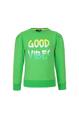 BRZ Kids Baskılı Kız Çocuk Sweatshirt Yeşil