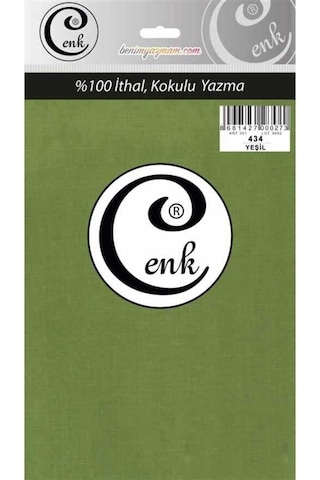 Abarta Cenk Düz Renk Yazma 100cm Poşetli Renk Seçenekleri Yeşil