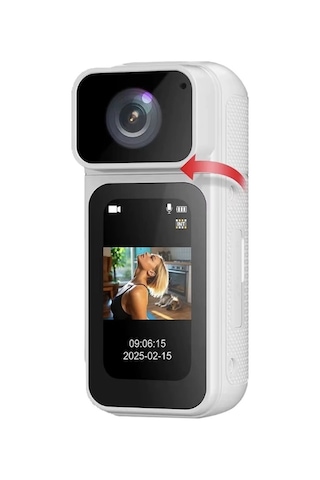 S80 Mini Aksiyon Kamerası 1080p Full Hd, Manyetik Tasarım, 180 Geniş Açılı Spor Kamera Çok Renkli