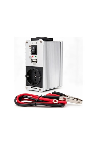 Fanlı 500w Dc Ac İnverter 12v Akü Girişi 220v Priz Usb Çıkışı Taşınabilir Dönüştürücü