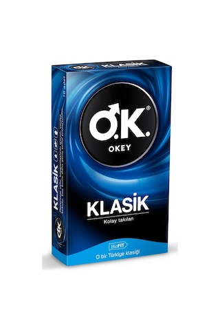 Okey Klasik Prezervatif 10'Lu
