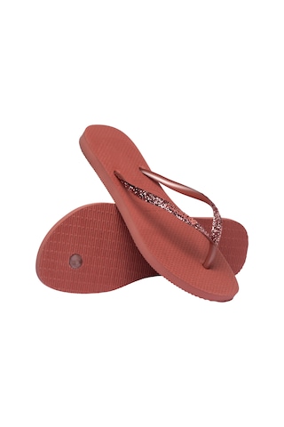 Havaianas Slım Glıtter Iı Simli Parlak Parmak Arası Terlik 4146975 4146975 1121 Kil Rengi