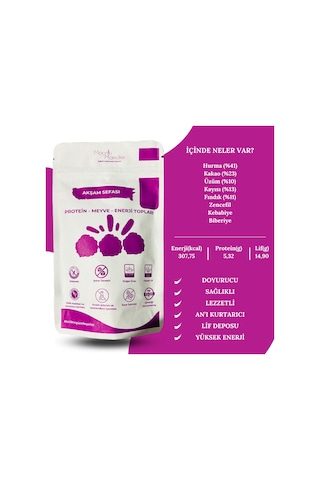 Akşam Sefası Enerji-protein Topları / Protein&fruit Balls