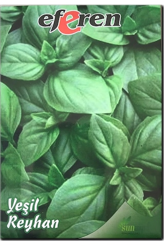 Bykurt Sunagri Yeşil Reyhan Tohumu - Aromatik, Sinek Kovucu, Tek Yıllık, Bahçe Ve Saksı İçin 100 Adet