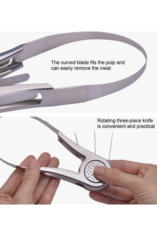 Pazly Cbtx Mango Dilimleyici Oyma Ve Soyma Makinesi, Mango Kıyıcı Gri