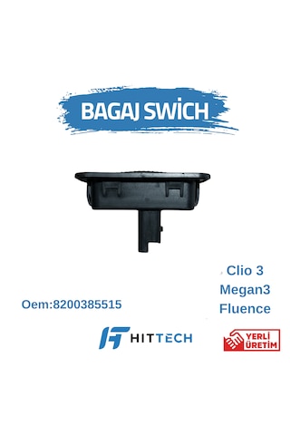 Renault Fluence Megan 3 Clio 3 Bagaj Açma Butonu Swich 1 Adet