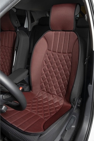 Chery Tiggo 8 Pro Max Exceptional Uyumlu Koltuk Minderi Ön 2'li Set Elegance Bordo Siyah