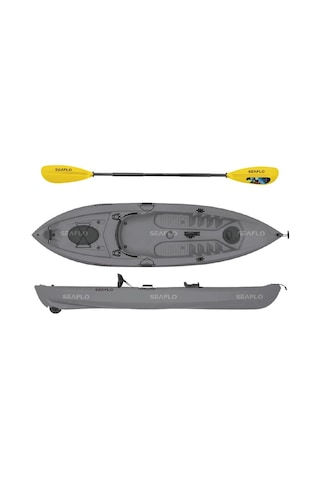 Seaflo Sf-1007 Tek Kişilik Balıkçı Kano  Gri