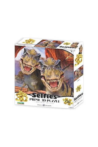 Prime 3d - T-rex Selfie 150 Parça Puzzle 20899