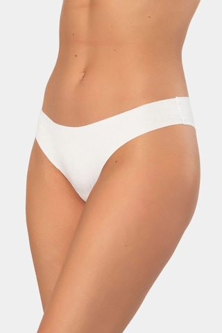 Türen 908 Kadın Lazer Kesim Brazilian Külot-beyaz Beyaz