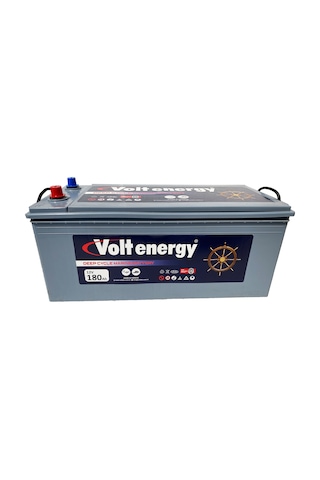 VOLT ENERGY 12 V 180 Amper Deep Cycle Marin Bakımsız Akü