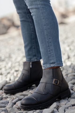 Daxtors D804 Günlük Kürklü Soğuk Geçirmez Erkek Bot 20kdaxbgd804001-6 001