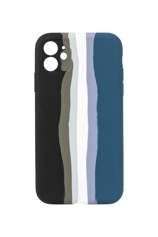 İ'think Apple Uyumlu iPhone 11 Rainbow Silinebilir Kapak