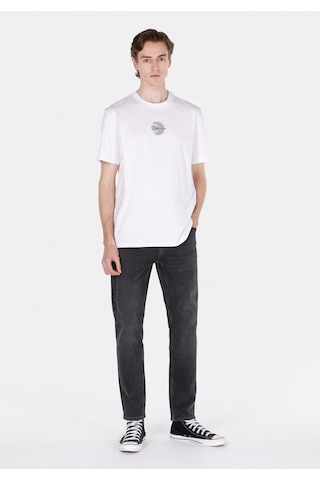 Colin's Colins Comfort Fit Yuvarlak Yaka Düz Erkek Beyaz Kısa Kol Tişört Cl1074515 Q1.v1 Wht Beyaz
