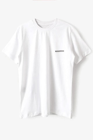 Rakerplus Beyaz %100 Pamuk Unisex Kısa Kollu Çocuk Tişört Beyaz