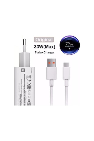 Mı 33 Watt Fast Qualcomm Turbo Hızlı %100 Mi Şarj Aleti Xiaomi 33w Şarj