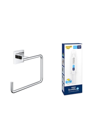 Grohe Start Cube Quickfix Halka Havluluk + Quickglue A1 Yapıştırıcı Seti Genel