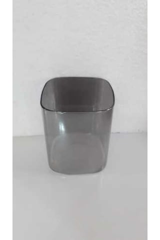 Kare Avize Camı Füme Rengi Boyu 12cm,eni 10cm Füme