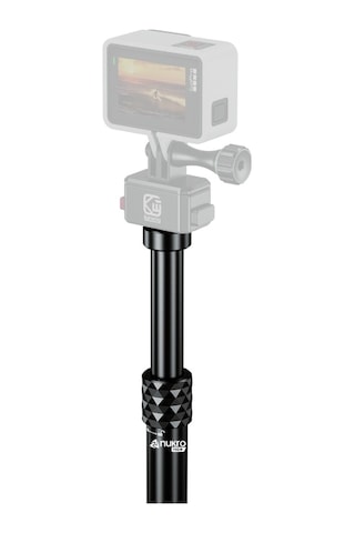Nukrotech Motosiklet 360 Aksiyon Kamera Çubuğu Siyah
