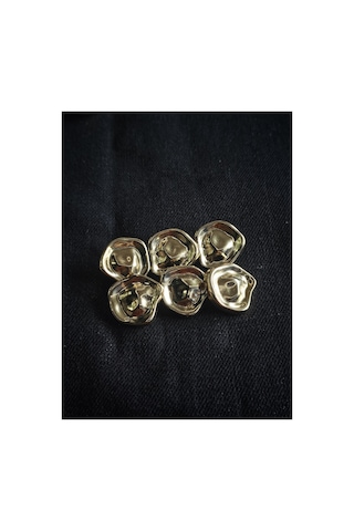 Metal Gold Düğme Seti 28 Mm 44 Boy 6 Adet