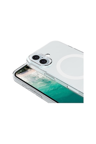 Apple Uyumlu iPhone 17 Kamera Korumalı M-safe Şarj Özellikli Şeffaf Rba London Silikon Kapak - Şeffaf Şeffaf