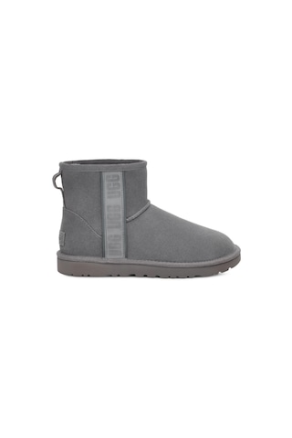Ugg W/1134962 W Classic Mini Sıde Logo 2 Kadın Bot Gri