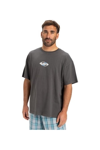 Quiksilver Eqyzt08021-krp0 Gh Qs Global Heat Ss Erkek Spor Tişört Gri